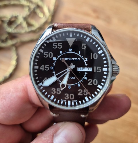 Hamilton khaki aviation pilot - khaki,