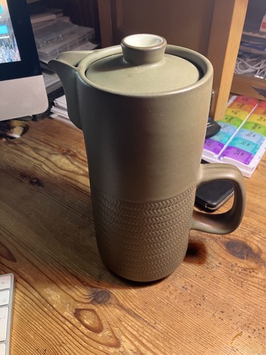 Vintage denby chevron coffee - vintage,