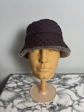 Debenhams Quilted Faux Fur Hat