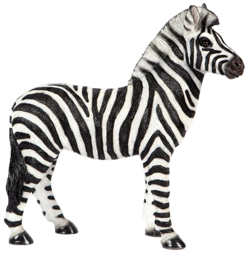 Zebra garden ornament resin - ornament,