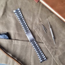 Luxury Jubilee Style Watch Bracelet | Stainless Steel Band | 18mm 20mm 22mm