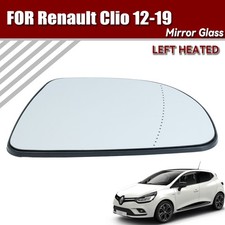 Left near Passenger side wing mirror glass for Renault Clio mk4 2012-2019 heated
