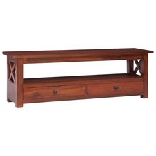 Solid Mahogany Wood TV Cabinet