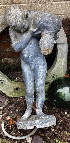 Garden feature boy - garden,