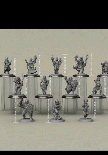 Rpg miniatures bundle - 12,