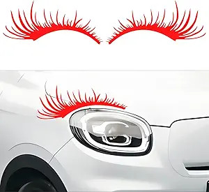 Pcs car headlight eyelashes - 2,