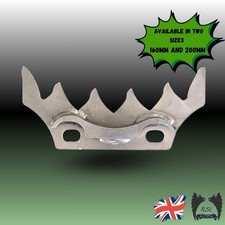 360 digger excavator bucket grab side teeth for log waste concrete scrap 