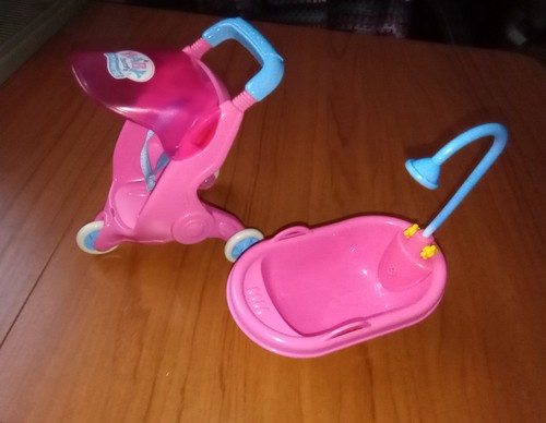 Baby born miniworld stroller - baby,