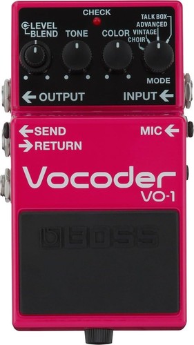 Boss vocoder guitar - vocoder,