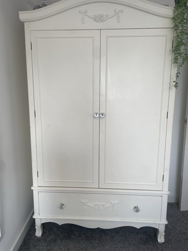 From dunelm white wardrobe - dunelm,