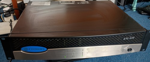 Crown cts600 power amplifier - crown,