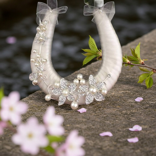 Handmade diamante flowers - handmade,