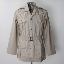 New French Foreign Legion army beige khaki long sleeved shirt cream safari belt