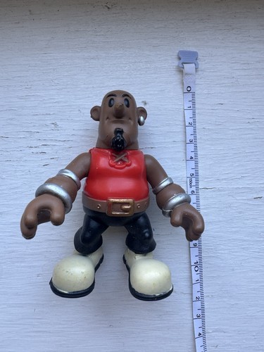 Bald pirate figure island ship - figure,
