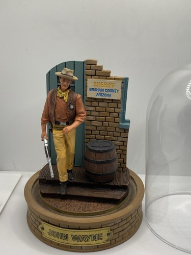 Franklin mint john wayne - wayne, glass