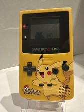 Pikachu Pokemon Yellow Nintendo Gameboy Colour Console UV Pokémon