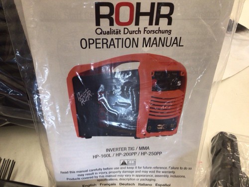 Tig mma 200a rohr - , welding