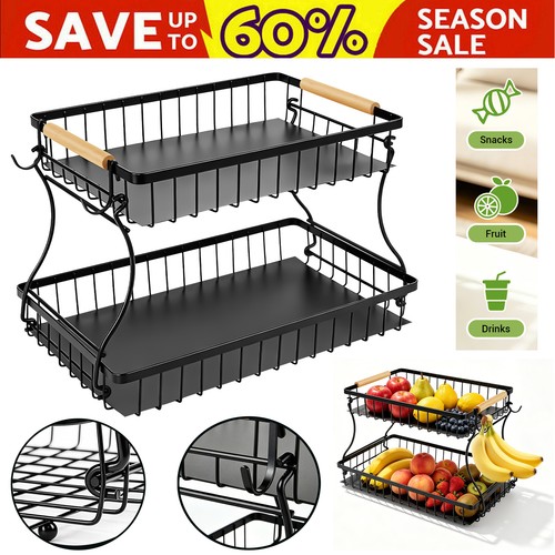Metal fruit basket rack - metal,
