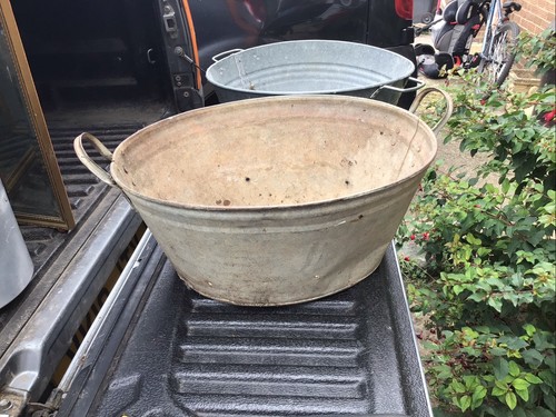 Galvanised steel wash - galvanised,