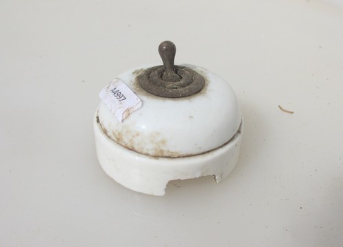 Antique brass ceramic light - ceramic,