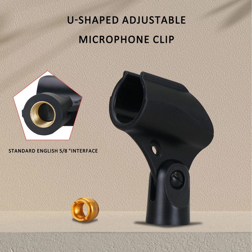 Universal microphone clip for - clip,