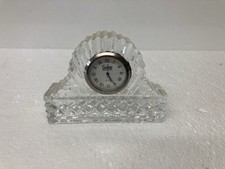 Galway Irish Crystal Quartz Clock Paper Weight