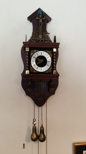 Vintage dutch wall clock - wall,