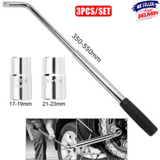 Extendable Wheel Brace Wrench Telescopic 17 19 21 23mm Car Van Socket Tyre Nut