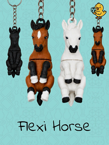 Flexi plastic horse animal - horse,