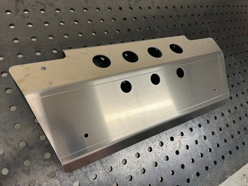 Bare aluminium steering sump - bare,