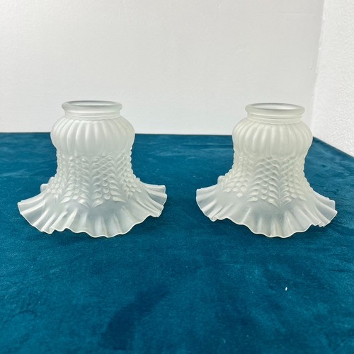 Vintage frosted glass lamp - frosted,