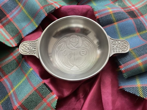 Quaich pewter charles rennie - pewter,