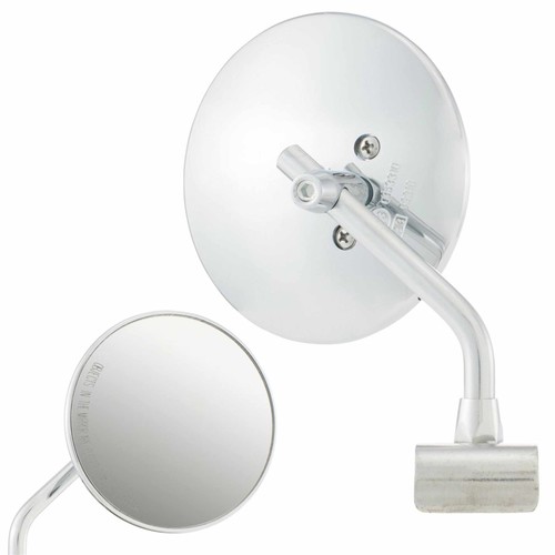 Chrome round mirror - chrome,