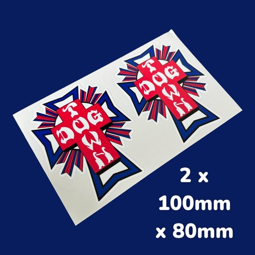 Dog town vinyl sticker - town,