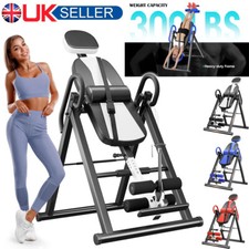 300LBS Adjustable Gravity Inversion Table Back Neck Pain Exercise Therapy Bench