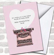 Vintage Pink Typewriter With