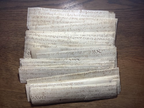 Vellum parchment bookmark - vellum/,