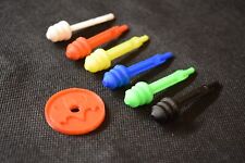 Spare Replace Imaginext Batman Batbot Xtreme Missile Bullet + 2 FREE BATDISK