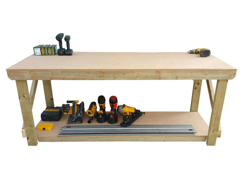 Wooden mdf top workbench - mdf,