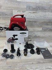 OMEGA NC800HDR Juicer and Nutrition System Red Low Speed System 80RPM Tested