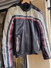 Frank Thomas Cafe Racer Leather Motorcycle Jacket Size UK 44"  ideal for Elsies 