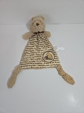 Disney Baby Winnie The Pooh Classic Plush Lovey Security Blanket Soother Comfort