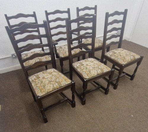 Oak dining chairs including - oak,