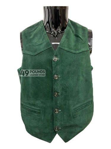 Men green suede real - men’s,