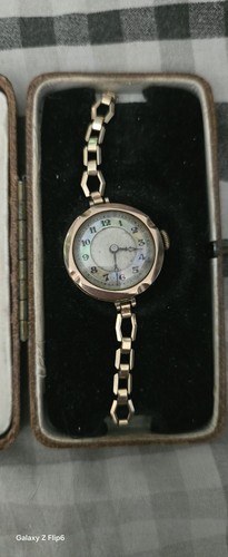 Vintage 9ct gold ladies watch - vintage,
