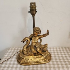 Antique Cherub Putti Table