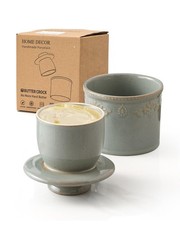 Butter Crock with Lid Ceramic