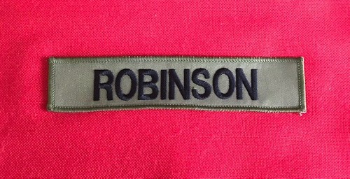 Army name tapes green - 3,