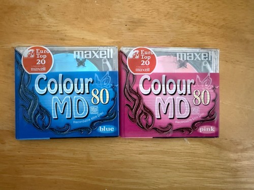 Maxell colour md80 minidisc - minidisc, 80