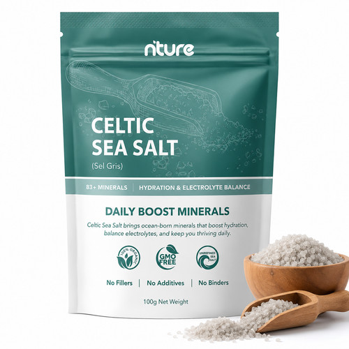 Celtic sea salt organic 500g - salt,